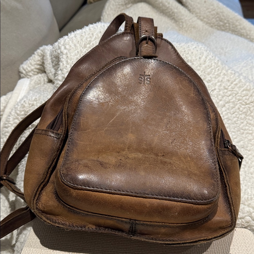 StS Ranchwear  Leather Backpack Western Casual Vintage Brown bag Portland able